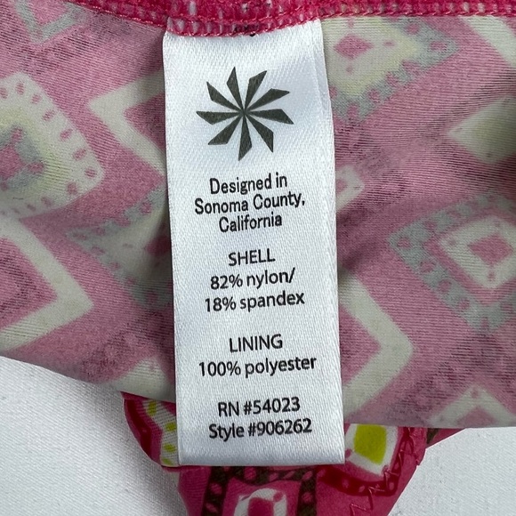 Athleta Lined Auroville Print Swim Shorts with Drawstring Sz: M - Picture 10 of 12